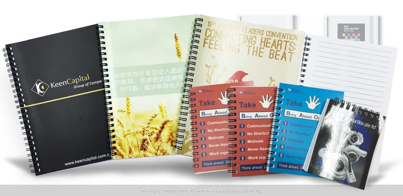 Book and notebook printing at Aarya Printers Delhi