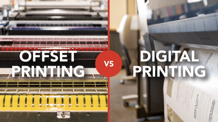 Comparison of offset and digital printing methods